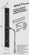 Multi-Band-Fahrzeuginnenantenne AMPS/GSM900/1800,PCS,UMTS