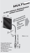 Multi-Band-Fahrzeuginnenantenne AMPS/GSM900/1800,PCS,UMTS
