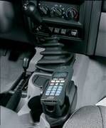 KUDA Handykonsole f�r Chrysler Jeep Cherokee 97 f. Getr�nkeh.
